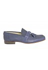 Suede Loafer, Navy